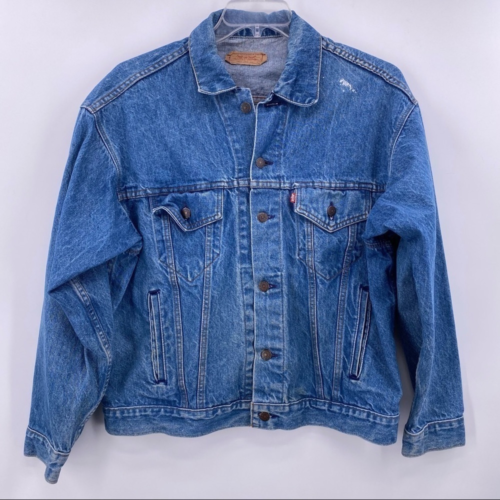Levi's Vintage 90s Denim Trucker Jacket Large